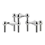 Metal Molecular Structure Candle Holder Nordic Silver Candlestick Centerpiece Living Room Decoration Gift Home Decore Candelabra - Image 9