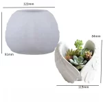 Angel Wings Silicone Mold DIY Gypsum Flowerpot Mould Wings Candle Holder Molds Succulent Flower Pot Concrete Storage Jar Moulds - Image 6