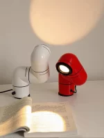Spanish Space Age floor lamp Designer Replica Red White Water Pipe Standing Lamp For Living Room Sofa Bedroom Room Decoration - Image 3