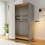 Modern Wardrobes Organizer Closet Storage Bedroom Coat Rack Floor Corner Household Metal Hanger Hat Rack Shelf Home Furniture - Image 30