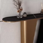European Luxury Console Table Modern Aesthetic Elegant Trendy Console Table For Hallway Entrance Woonkamer Tafel Furniture - Image 3