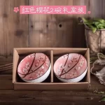 Japanese Colour Kitchen Utensils Porcelain Ceramic Bowl With Box Tableware Set - Image 9