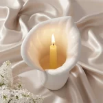 Maria Nuvem x Boowan Nicole Copo de Luz Candle Holder Silicone Molds DIY Concrete Jesmonite Gypsum Making Mould Home Ornament - Image 2