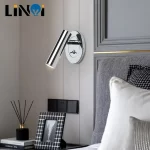 Recessed Sconce Lights 3W Warm White LED Switched Wall Decoration Bed Headboard Reading Lamp Hotel Bedside Decor Idea - Image 2