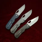 LEMIFSHE Made Dixon Titanium Handle 154CM Ceramic Bearing Pocket EDC Tool Kitchenware Fish Hunting Camping Outdoor Folding Knife - Image 2