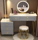 Beauty Modern Vanity Table Storage Simple Nordic Classic Vanity Table Elegant Makeup Luxury Schminktisch Bedroom Furniture - Image 11