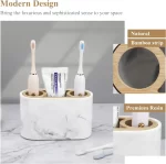 Shinowa Toothbrush Holder Premium Toothbrush Organizer Bathroom Storage Organizer for Electric Toothbrush Toothpaste Holder - Image 2