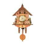 Wooden Hanging Wall Clock Bird Alarm Clock Cuckoo Clocks For Home Decoration Quartz Watch Decorative Home Decor - Image 17