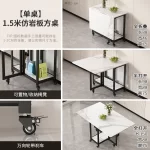 Italian Luxury Dining Tables Modern Foldable Unique Design Dining Tables Waterproof Elegant Muebles De Comedor Furniture Home - Image 8