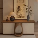 European Elegant Entryways Table New Chinese Style Storage Console Tables Space Saving Konsola Stolik Living Room Furniture