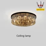 Nordic Designer Luxury Ceiling Chandeliers Modern LED Crystal Pendant Lights for Bedroom Living Room Light Fixtures - Image 8