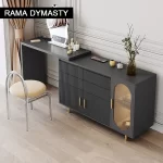 Modern Dresser Bedroom Simple Modern Corner Integrated Dressing Table Small Household Light Luxury Dressing Table - Image 4