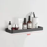 30-50CM Brushed Gold Glass Shelf  Aluminum Bathroom Storage Holder Bath Shower Shelf  Bathroom Shelf Mirror Wall Tray Towel Bar - Image 15