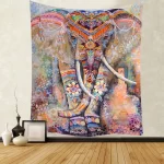 Indian Mandala Wall Hanging Tapestry Psychedelic Bohemian Home Decoration Aesthetic Living Room Background Cloth Beach Yoga Mat - Image 5