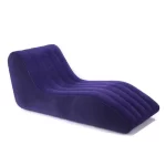 Portable S-shaped Love Position Labor-saving Sitting Inflatable Sofa Bed Yoga Chaise Lounge For Garden Bedroom Folding Furniture - Image 9