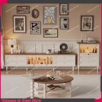 Drawers Desk Tv Stand Vertical Tall Modern Minimalist Tv Stand Household Floor Mobili Per Il Soggiorno Furniture Living Room