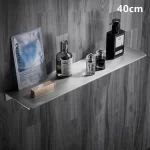 304 Stainless Steel Bathroom Storage Rack 20/30/40/50CM Brushed Chrome Shower Rack Corner Rack Multifunctional Bathroom Hardware - Image 8
