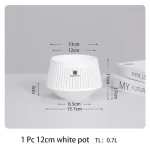 Meshpot Round Black White Succulent Planter Pots - Breathable Aerated Root Control Flower Pots for Cactus Plants Bonsai Planter - Image 10