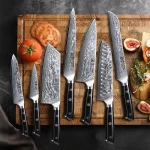 F.YOUNG Professional Kitchen Knives Damascus Steel Japanese Chef Knife Slicer Sashimi Utility Fruit Cooking Kitchenware Utensils - Image 2