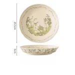 Party Green Dinner Set Plates Luxury Modern Elegant Designer Plates Dinner Sets Ceramic Round Aparelho De Jantar Kitchen Dishes - Image 6
