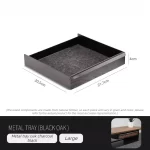 Wooden Storage Box Office Desktop Storage Tray Modern Multifunctional Square Organize Boxes Computer Storage Rack Accessories - Image 7