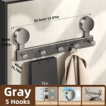 Suction Cup Door Hooks With Strong Adhesive No Drilling Required High Load-Bearing Capacity Storage Rack Hooks Coat Racks - Image 8
