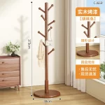 Wooden Floor Rail Coat Racks Corner Shelf Adjustable Garment Coat Racks Hanging Hall Tree Porte Manteau Lounge Suite Furniture - Image 18