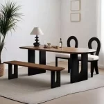 Modern Japanese Dining Table Waterproof 8 People Living Stand Dining Table Legs Minimalist Muebles Para El Hogar Furniture