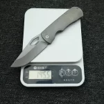 LEMIFSHE Made Dixon Titanium Handle 154CM Ceramic Bearing Pocket EDC Tool Kitchenware Fish Hunting Camping Outdoor Folding Knife - Image 7