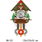 Wooden Hanging Wall Clock Bird Alarm Clock Cuckoo Clocks For Home Decoration Quartz Watch Decorative Home Decor - Image 11