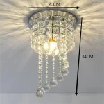 Luxury Pendant Crystal Ceiling Chandeliers Home LED Lighting Fixture Long Hanging Lamp for Living Room Lustre Dining  Table - Image 7
