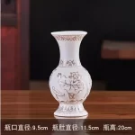 Chinese Creative Relief Ceramic Lotus Buddha Supplies Offering Water Cups, Incense Burners, Vases, Fruit Plates and Ornaments - Image 9