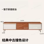 Vintage Solid Wood Tv Stand Nordic Drawers Living Room Storage Tv Cabinet Wall Design Minimalism Home Furniture Gabinete HQ40 - Image 8