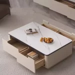 Simple Living Room Coffee Table Decoration Modern Industrial Storage Wood Side Table Simple Aesthetic Meubles Salon Furniture - Image 3