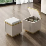 Modern Marble Folding Coffee Table With Storage For Living Room, Table Basse Furniture For Terrace And Lounge Side Table Möbel - Image 4