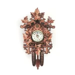 Wooden Hanging Wall Clock Bird Alarm Clock Cuckoo Clocks For Home Decoration Quartz Watch Decorative Home Decor - Image 5