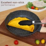 US Shipping Ceramic Cookware Sets Non Stick 15 PCS Pots and Pans Set Kitchenware - Image 4