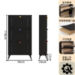 Slim Bedroom Storage Shoe Rack Display Hotel Room Farmhouse Shoe Cabinet Small Office Rangement Chaussures Home Furniture - Image 13