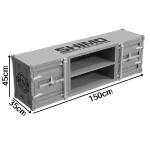 Industrial Storage Tv Stand Unique Eclectic Modern Luxury Tv Stand Aesthetic Trendy Mueble Para Televisor Room Furniture - Image 11