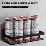Bathroom Storage Rack Stainless Steel Anti Rust Storage Shower Rack Suction Cup Storage Rack Household Storage Appliances - Image 3