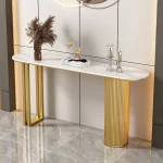 Trendy Unique Console Table Modern Metal Entry Hallway Console Table Luxury Entrance Tisch Wohnzimer Living Room Furniture - Image 10