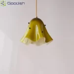 Bauhaus Medieval stained glass Petals Art Creative LED Home Ceiling Lights Lustre Lamps for Living Room Decoration Chandeliers - Image 2