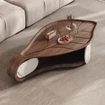 Unique Luxury Coffee Table Decoration Bedroom Modern Wood Designer Moving Side Table Living Room Mesas Bajas Home Furniture - Image 3