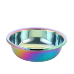 Durable Kitchen Stainless Steel Fruit Vegetable Washing Basin Thicken Salad Prepping Food Mixing Bowl Tableware Gold Kitchenware - Image 8