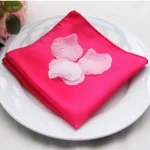 50pcs 30x30cm Rose Gold Small Satin Table Napkins Placemats Silk Dinner Cloth Napkins For Party Hotel Wedding Table Decoration - Image 10