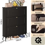 Slim Bedroom Storage Shoe Rack Display Hotel Room Farmhouse Shoe Cabinet Small Office Rangement Chaussures Home Furniture - Image 22