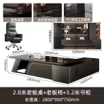 Space Saving Modern Office Desk Storage Executive Computer Office Desk Minimalist Lshaped Escritorio Oficina Office Furniture - Image 21