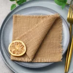 20pcs 32x32cm Cotton Gauze Table Napkins Bohemian Wedding Decor Vintage Western Style Bridal Party Dinner Cloth Accessories - Image 5