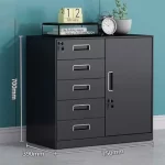 3/4/5 Drawer Office Filing Cabinet Lock Dividers Storage Filing Cabinets Living Room Organizer Cabinet Kitchen Home Furniture - Image 9