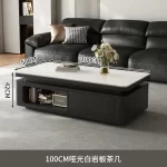 Storage Luxury Coffee Table Modern Living Room Designer Drawers Organizer Moving Side Table Writing Mesa Auxiliar Home Furniture - Image 8